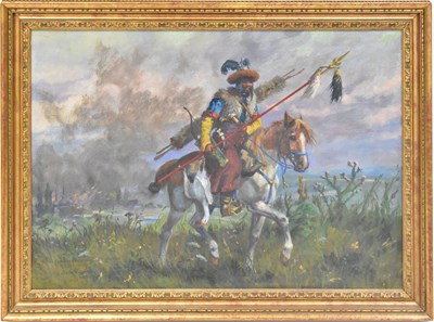 Lot 496 - LESZEK PIASECKI (Polish, 1928-1990); oil on...