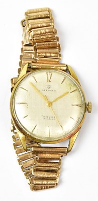 Lot 865 - SERVICES; a gentlemen's wristwatch the...