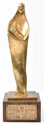 Lot 102 - ARTHUR DOOLEY (1929-1994); bronze sculpture, a...