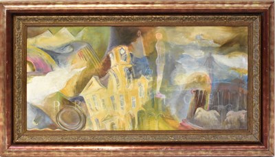 Lot 501 - MARGARET WYLLIE (born 1939); oil on board,...
