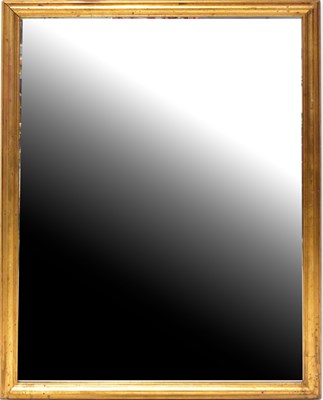 Lot 51 - A gilt framed rectangular wall mirror with...