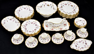 Lot 1406 - ROYAL CROWN DERBY; a 'Royal Antoinette' part...
