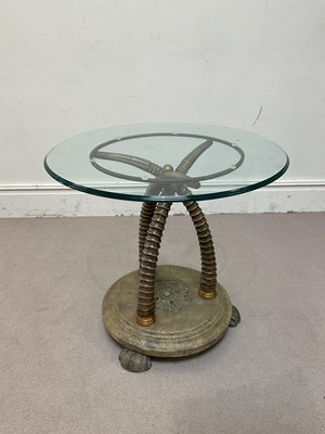 Lot 6 - THOMASVILLE HEMINGWAY; a ‘Masai’ table, with...