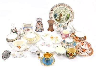 Lot 1361 - A collection of ceramics including an Adams...