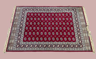 Lot 688 - A Turkish Kerman rug, 230 x 158cm.