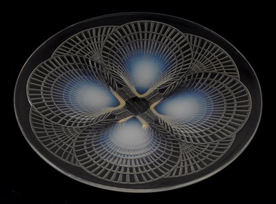 Lot 169 - RENÉ LALIQUE; a clear and opalescent glass...