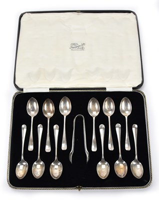 Lot 529 - COOPER BROTHERS & SONS; a cased set of twelve...