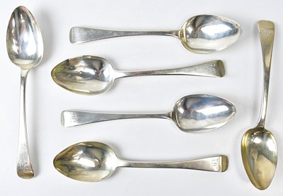 Lot 710 - SARAH PURVER; a set of six George IV...