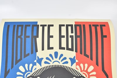 Lot 24 - SHEPARD FAIREY (born 1970); offset lithograph,...
