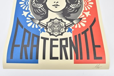Lot 24 - SHEPARD FAIREY (born 1970); offset lithograph,...