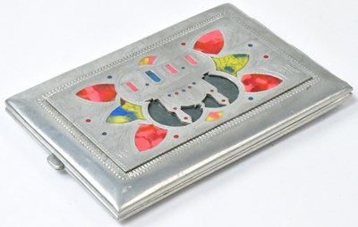 Lot 254 - An early 20th century metal cigarette case...