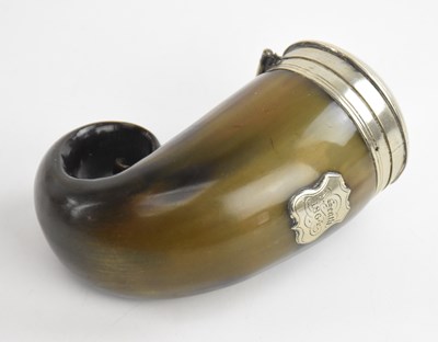 Lot 298 - A 19th century Scottish snuff mull, with white...