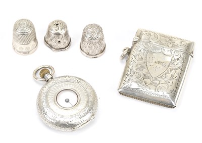 Lot 539 - JOHN ROSE; an Edward VII hallmarked silver...