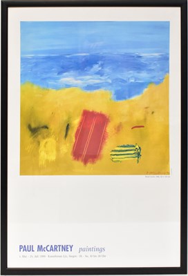 Lot 571 - PAUL MCCARTNEY; a 'Paintings' exhibition...