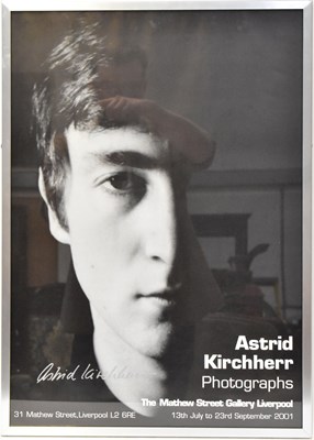 Lot 573 - ASTRID KIRCHHERR; an exhibition poster, for...