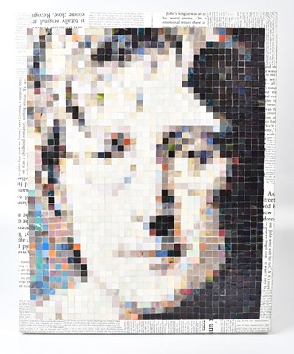 Lot 549 - ED CHAPMAN (born 1971); mixed media collage,...