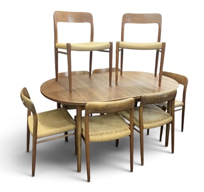 Lot 3 - NIELS OTTO MOLLER FOR J L MOLLER MODELS; a set...