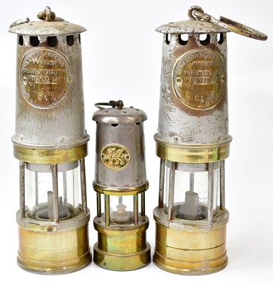 Lot 217 - HAILWOOD & ACKROYD LTD; two miners' lamps,...