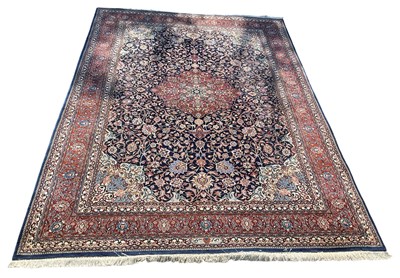Lot 155 - A good modern hand woven Persian style floral...