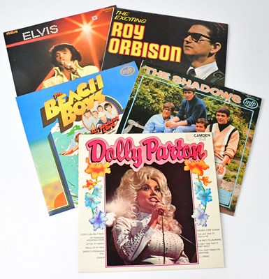 Lot 338 - A quantity of records, to include Dolly Parton...