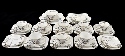 Lot 1419 - FOLEY; a tea service in the Art Deco style,...