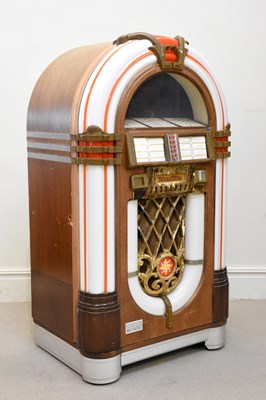 Lot 1 - WURLITZER; a vintage jukebox.