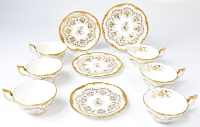 Lot 154 - CAULDON; a King's Pattern part tea service,...
