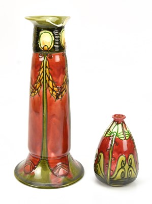 Lot 1252 - MINTON SECESSIONIST; a No. 1 pattern vase,...