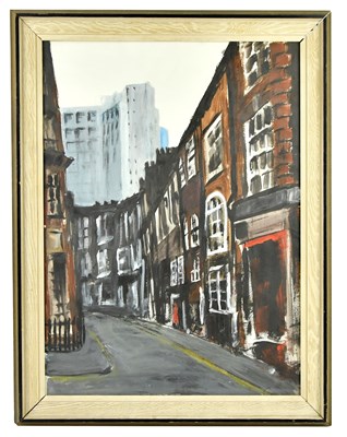 Lot 102 - CAMILLA PALMER; watercolour, 'Shepherd Market',...