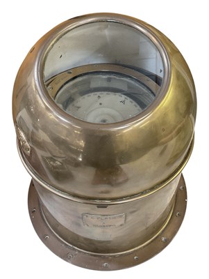Lot 528 - An early 20th century brass ship's tabletop...