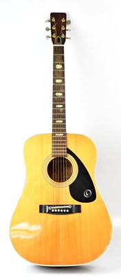 Lot 632 - KAYS; a Japanese acoustic guitar with external...