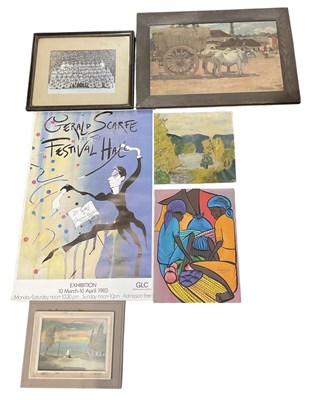 Lot 370 - Four assorted African and Ethnic related...