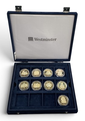 Lot 1667 - WESTMINSTER MINT; a cased collection of nine...