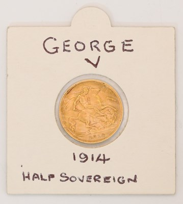 Lot 1668 - A George V half sovereign, 1914.
