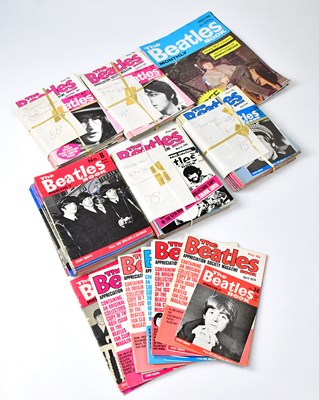 Lot 306 - THE BEATLES; a collection of vintage fan...