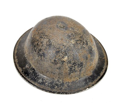 Lot 1234 - A British WWII helmet, diameter 29cm.