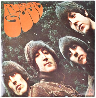Lot 441 - THE BEATLES; 'Rubber Soul', yellow Parlophone,...