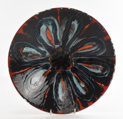 Lot 1257 - POOLE POTTERY; a Delphis range conical bowl,...