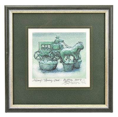 Lot 1576 - HAROLD RILEY (1934-2023); a signed limited...