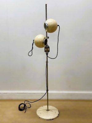 Lot 552 - A 1970s space age floor lamp with adjustable...