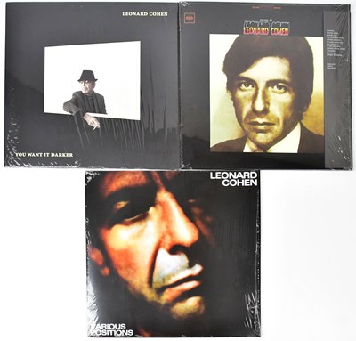Lot 394 - LEONARD COHEN; five LPs, comprising 'You Want...