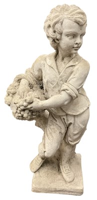 Lot 222 - A modern composite stone garden figure of a...