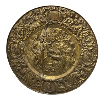 Lot 705 - A large late 19th/early 20th century circular...