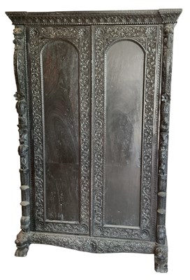 Lot 24 - A 19th century Burmese/Anglo-Indian profusely...