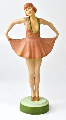 Lot 112 - A Czechoslovakian ceramic figure of a young...