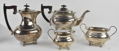 Lot 1110 - VINERS LTD; a George V hallmarked silver four...