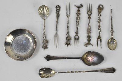 Lot 1181 - ATKIN BROS; an Edward VII hallmarked silver...