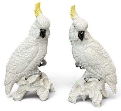 Lot 755 - J T JONES FOR CROWN STAFFORDSHIRE; a pair of...