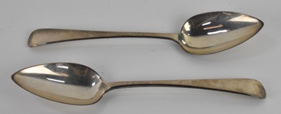 Lot 1182 - A pair of George III hallmarked silver...