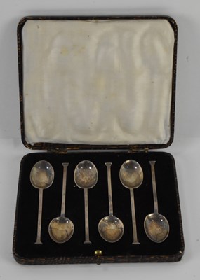 Lot 1286 - COOPER BROTHERS & SONS LTD; a cased set of six...